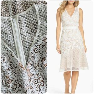 Adelyn Rae White Lace Dress